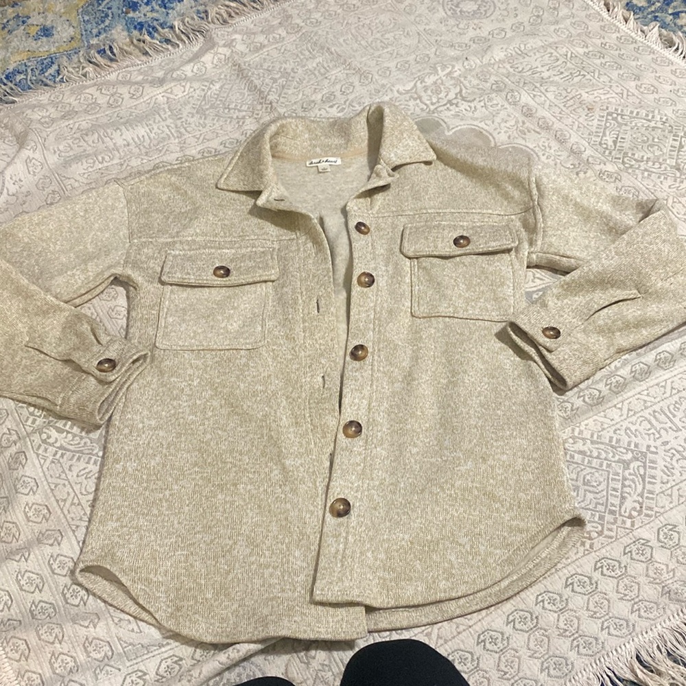 Fleece Lined Button Down